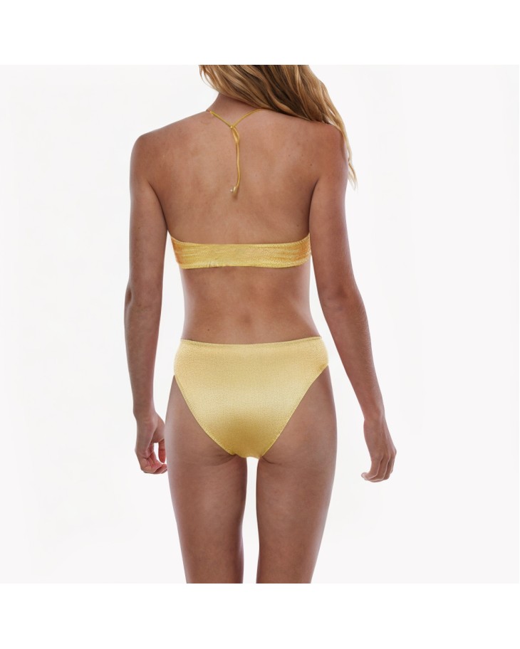 Floral Triangle Split Bikini 