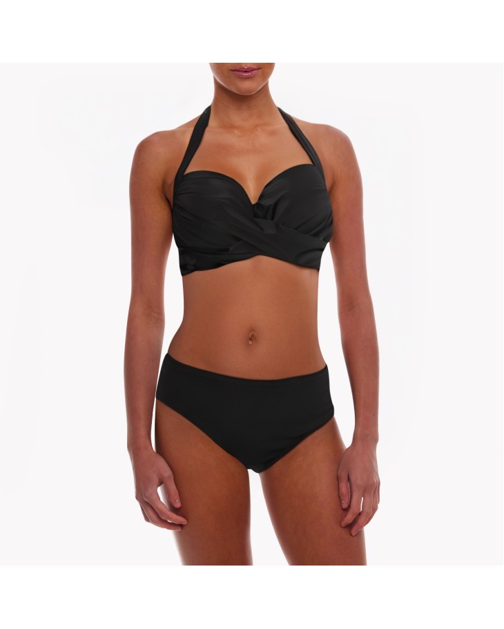 Gathered Underwire Bikini 