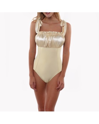 Holiday Bow Tie One-Piece Swimsuit 