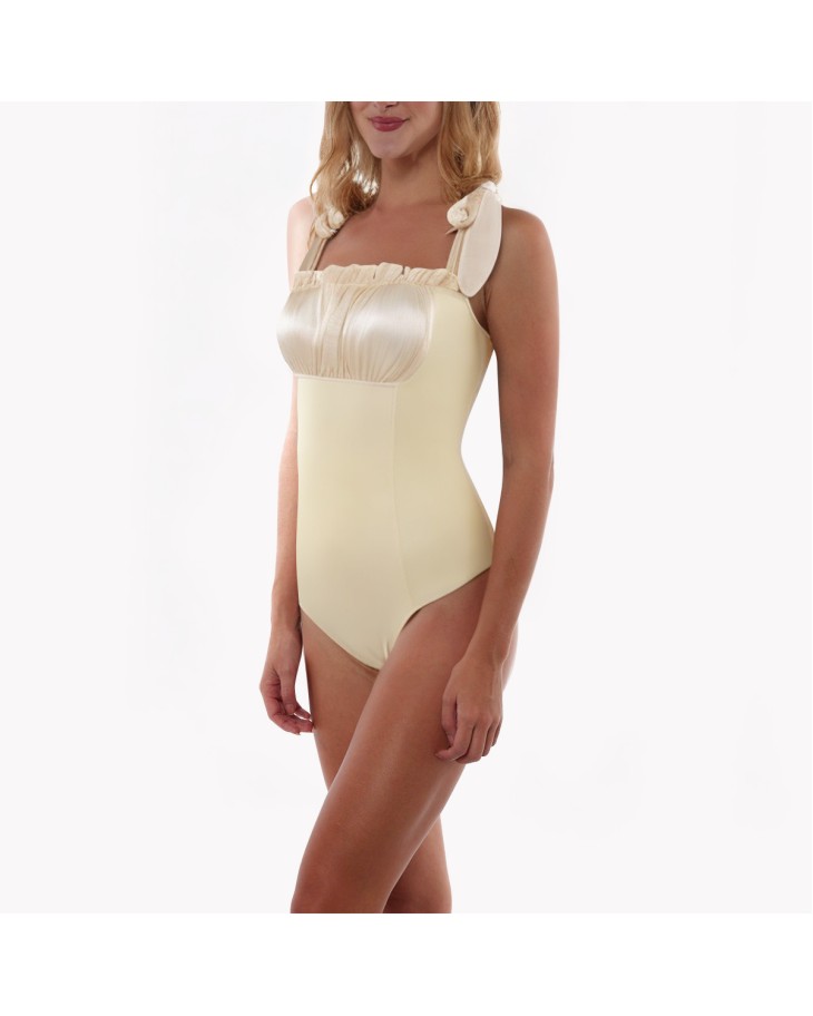 Holiday Bow Tie One-Piece Swimsuit 
