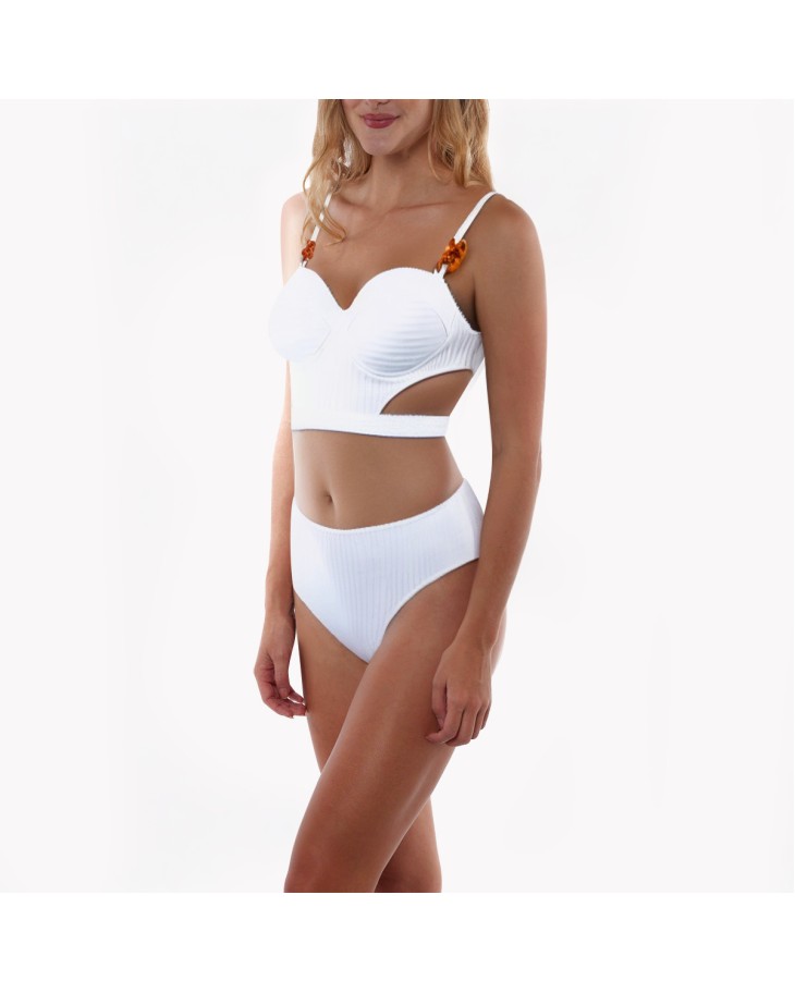 Hollow Triangle One-Piece Swimsuit