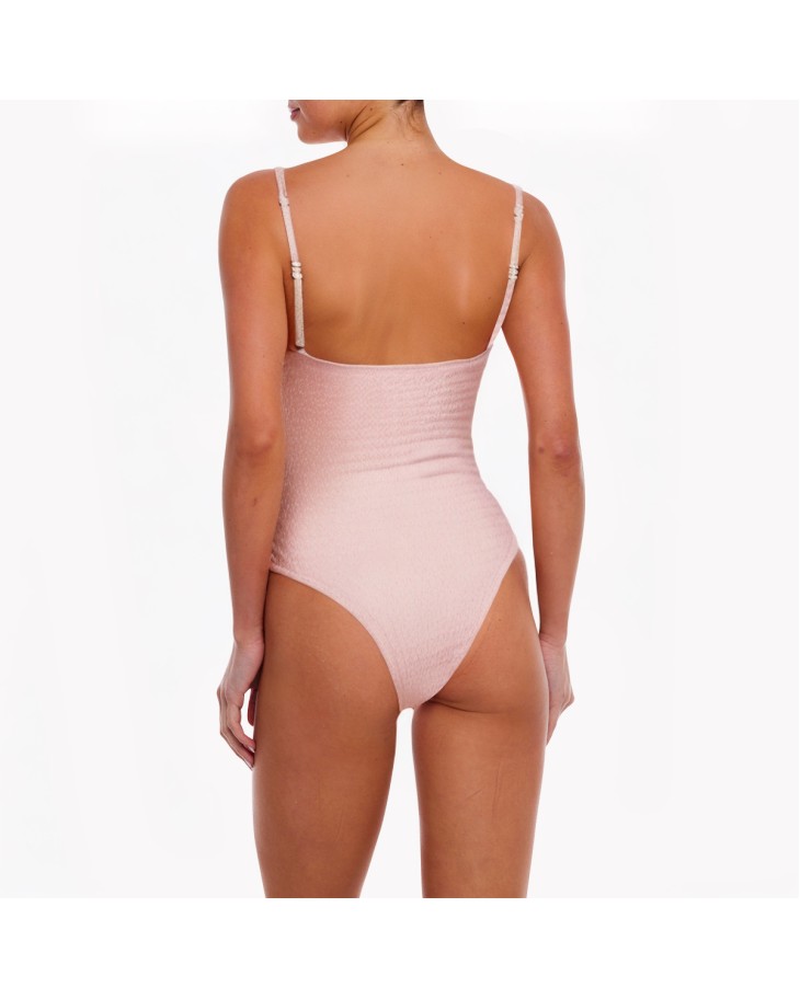 High-Value Solid Color One-Piece Swimsuit 
