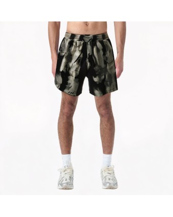 Ink Tie-Dye Ice Silk Beach Shorts 