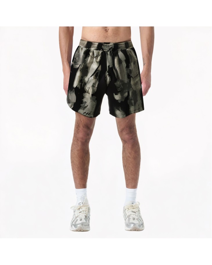 Ink Tie-Dye Ice Silk Beach Shorts 