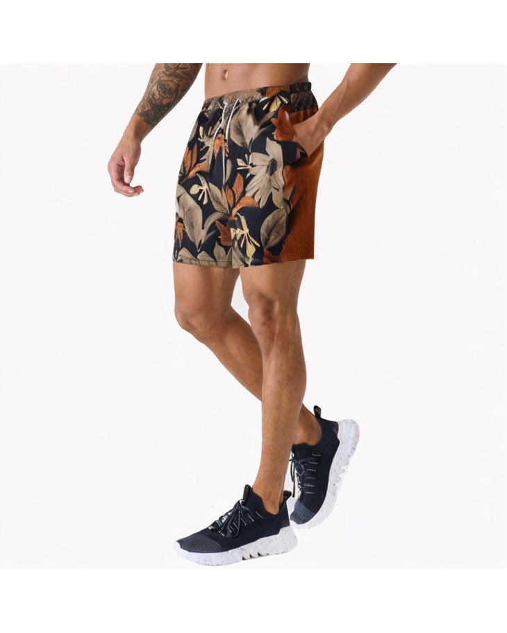 Summer Beach Print Shorts