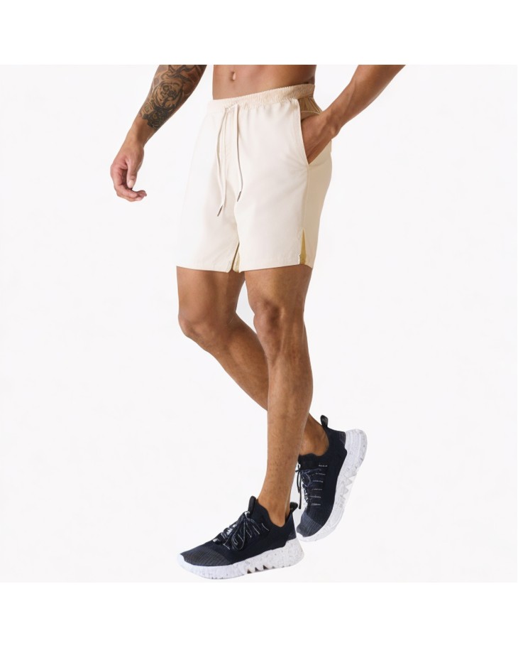 Solid Color Ice Silk Beach Shorts 