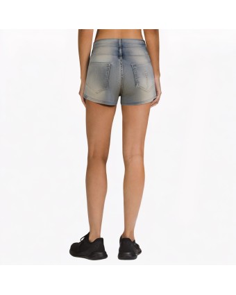 Retro Rivet Decorated Low-Waist Jeans 
