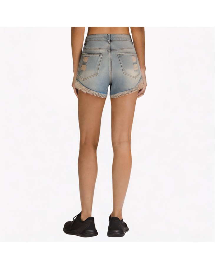 Summer Ripped Denim Shorts