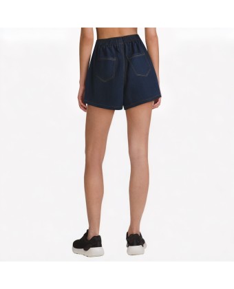 High-Waisted Casual Denim Shorts 