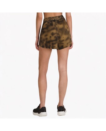 Leopard Denim Shorts 