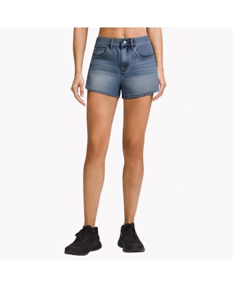High-Waisted Wide-Leg Denim Shorts