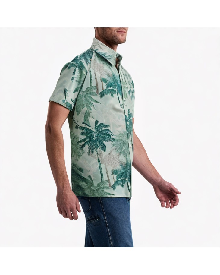 Summer Full Print Short-Sleeved Shirt 