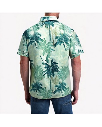 Summer Full Print Short-Sleeved Shirt 