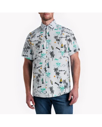 Fashion Printed Short Sleeve Shirt 