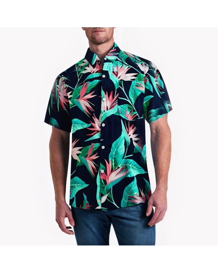 Loose and Cool Beach Short Sleeve Shirt 