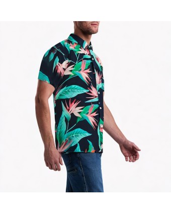 Loose and Cool Beach Short Sleeve Shirt 