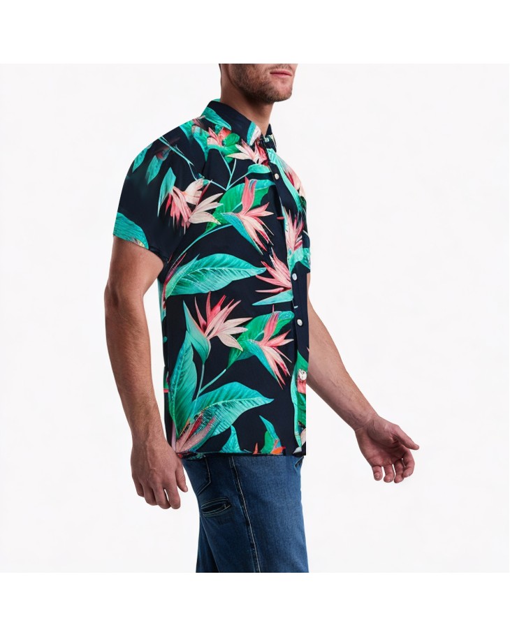 Loose and Cool Beach Short Sleeve Shirt 