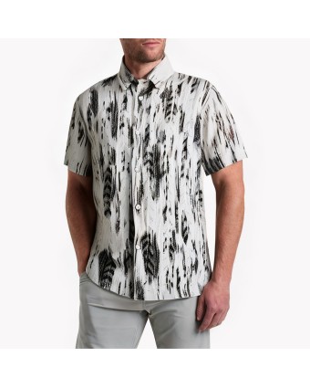 Vacation Ink Splash Graffiti Short Sleeve Shirt 