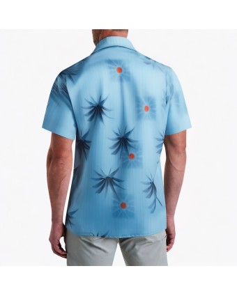 Beach Drape Short-Sleeved Shirt 