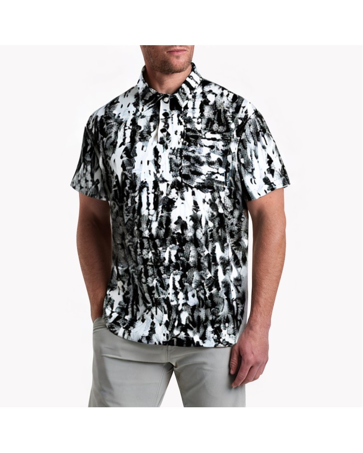 Ink-Dyed Short-Sleeved Shirt 