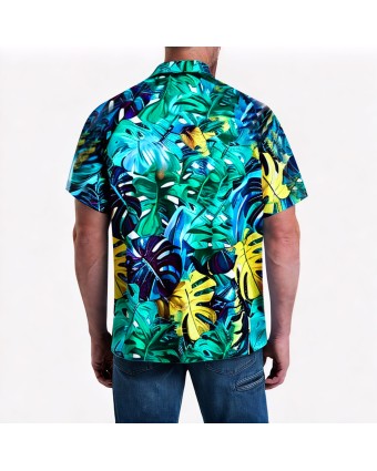Beach Short-Sleeved Shirt For Seaside Vacation 