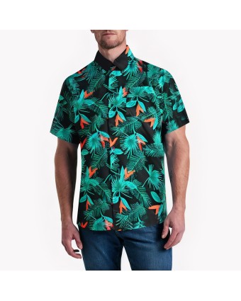 Casual And Handsome Seaside Short-Sleeved Shirt