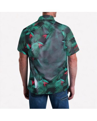 Casual And Handsome Seaside Short-Sleeved Shirt