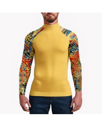 Men's Colorful Printed Surfing Swimsuit 