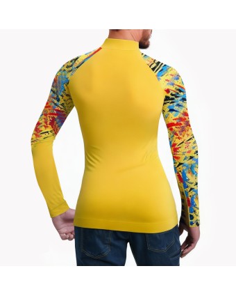 Men's Colorful Printed Surfing Swimsuit 