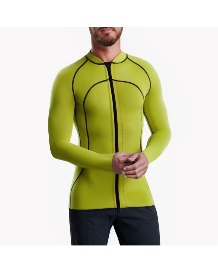 Sports Front Zip Surfing Swimsuit