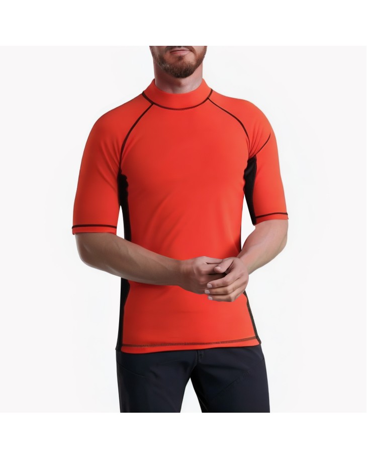 Men's Half Sleeved Uv Protection Swimsuit 