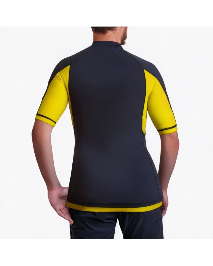Men's Surfing And Snorkeling Half-Sleeve Swimsuit 