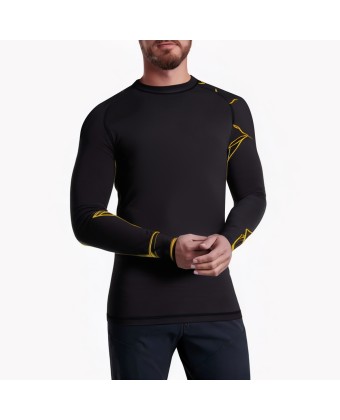 Contrast Line Print Surfing Swimsuit 