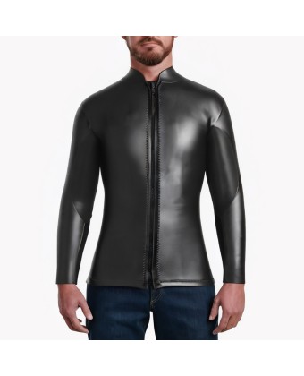 Front Zip Long Sleeve Surfing Swimsuit 