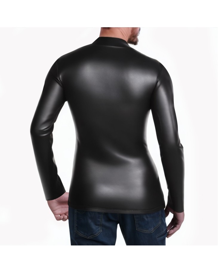 Front Zip Long Sleeve Surfing Swimsuit 