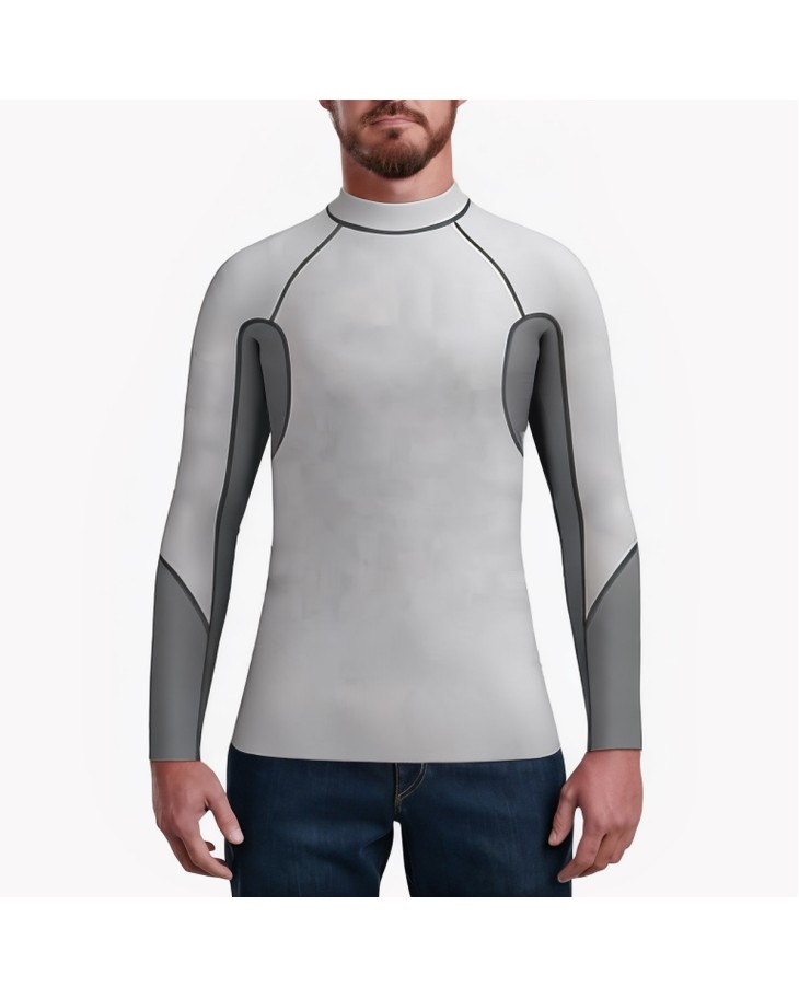 Men's Sun Protection Long Sleeve Surfing Swimsuit 